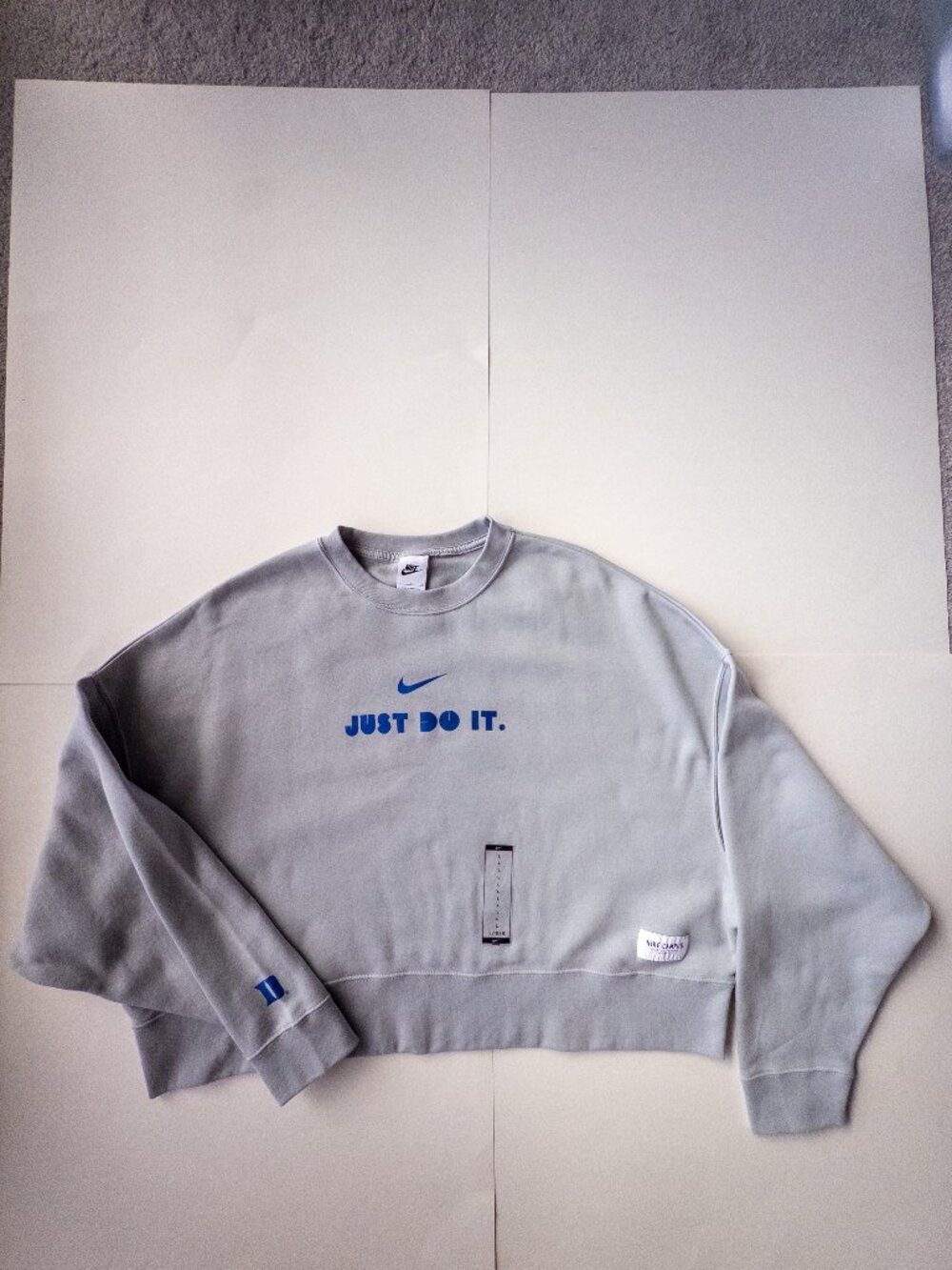 NIKE Campus - Duke University Loose Fit Sweatshirt Women's Size Large Blue/Grey